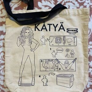 Katya Canvas Tote Bag